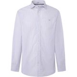 Pepe Jeans - PM308724 - Overhemd - Wit - Casual - Katoen - Lange Mouwen