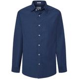 Pepe Jeans - PM308715 - Overhemd - Marineblauw - Katoen - Lange Mouwen - Dobby Katoen