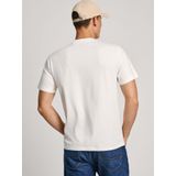 T-shirt - Marineblauw - Biologisch Katoen - Hondenillustratie