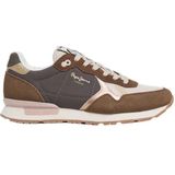 Pepe Jeans - Brit Mixt Sneakers - Sh/Running - Low - Polyester/Kow Suede