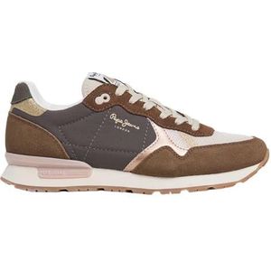 Pepe Jeans - Brit Mixt Sneakers - Sh/Running - Low - Polyester/Kow Suede