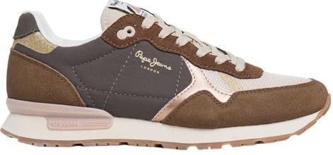 Pepe Jeans - Brit Mixt Sneakers - Sh/Running - Low - Polyester/Kow Suede