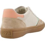 Sneakers - TRAVIS RETRO - Leren Sneaker - Zwart - Snoersluiting, Suède, Logoprint