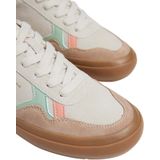 Sneakers - TRAVIS RETRO - Leren Sneaker - Zwart - Snoersluiting, Suède, Logoprint