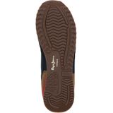 Sneakers - LONDON - Color-Blocking - Leer, Imitatieleer, Suède