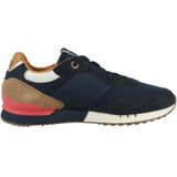 Sneakers - LONDON - Color-Blocking - Leer, Imitatieleer, Suède