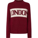 Pepe Jeans - Gebreide Trui - Marineblauw - Polyester - Casual Stijl