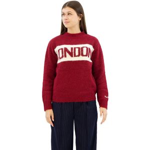 Pepe Jeans - Gebreide Trui - Marineblauw - Polyester - Casual Stijl