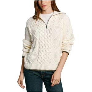 Pepe Jeans - Hada - Trui - Wit - Polo Jersey - Dames