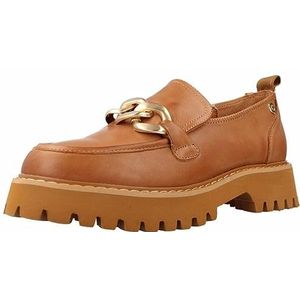 Carmelavoor vrouwen. 16106103-CAMEL Leren mocassins 161061 camel (39), Leer, Bruin, 1 tot 3 cm, Geen, Casual, Klassiek