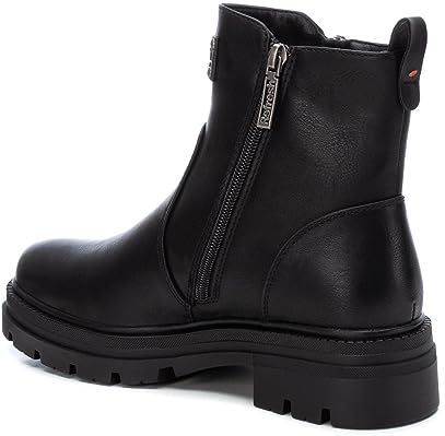 Refresh - 17100203-TAUPE - Enkellaarsjes - Bruin - Plat - Ritssluiting