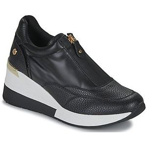 XTI - Dames sneakers met trekkoord, kleur: bruin, maat: 37, Zwart, 38 EU