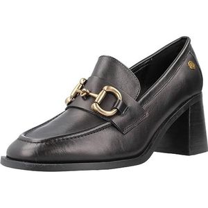 Carmela - 16112701-NEGRO - Leren Mocassins - Zwart - Hakhoogte 5 tot 8 cm