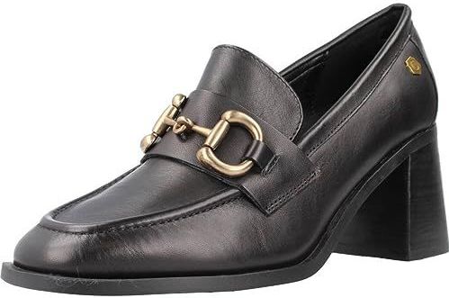 Carmela - 16112701-NEGRO - Leren Mocassins - Zwart - Hakhoogte 5 tot 8 cm