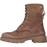 Xti - 14202502-TAUPE - Enkellaarsjes - Bruin - Ritssluiting - Casual
