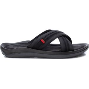 REFRESH 171672, platte sandalen voor heren, Zwart, 42 EU