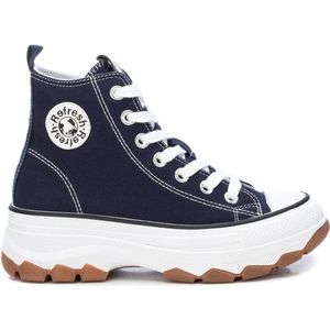 Refresh - 171919 - Enkellaarsjes - Navy - Canvas