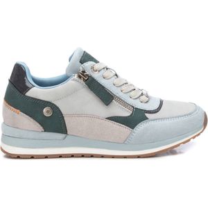 REFRESH Damesschoenen met ritssluiting, kleur groen, maat 37, Jeans