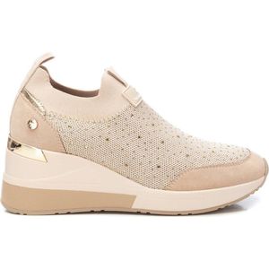 Xtivoor vrouwen. 14241801-BEIGE Trainers 142418 beige -Hoogte sleehak 7cm (40), 5 tot 8 cm, Geen, Casual