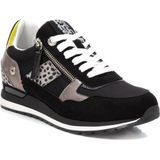 Refresh - Damestrainer - Casual - Wit/Veelkleurig - Imitatieleer/Stof - Veganistisch