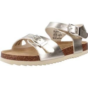 XTI KIDS 150687, platte sandalen voor meisjes, goudkleurig, 34 EU