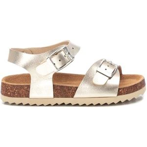 XTI KIDS 150687, platte sandalen voor meisjes, goudkleurig, 33 EU