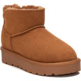Xti Kids - 15111702-CAMEL - Enkellaarsjes - Bruin - Plat - Casual