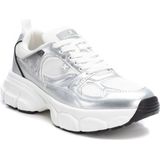 Xti - 14326001-PLATA - Trainers - Zilver - Veters - Casual