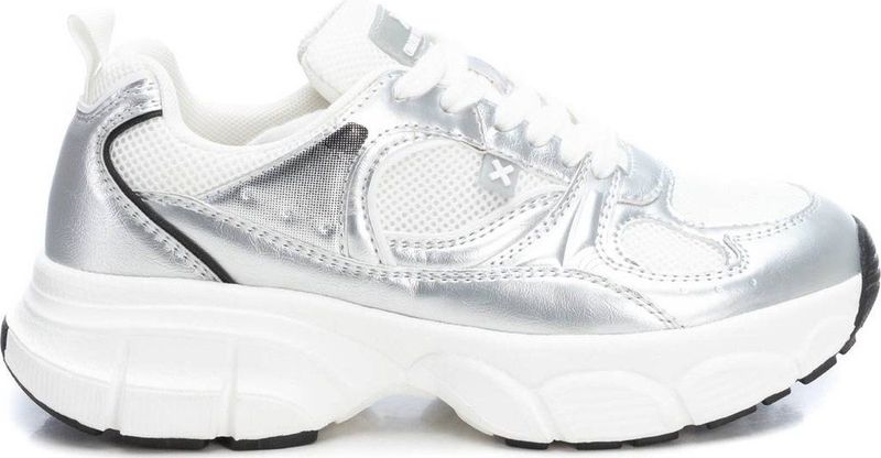 Xti - 14326001-PLATA - Trainers - Zilver - Veters - Casual