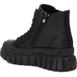 Enkellaarsjes - Beige - Synthetisch - Met Ritssluiting en Veters