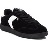Xti - 14339702-NEGRO - Trainers - Zwart - Leer - Plat - Veters