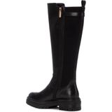 Carmela - 16177901-NEGRO - Leren Laarzen - Zwart - Plat - Ritssluiting - Casual