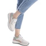 Refresh - Trainer - Casual - Nude - Suède/Nylon - Veganistisch Gecertificeerd