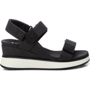 Xti - 14384808-NEGRO Sandalen - Zwart - Synthetisch - Klittenband - Casual