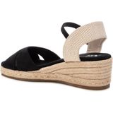 Xti - 14411001-NEGRO - Leren Sandalen - Zwart - Gesp - Casual