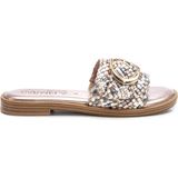 Carmela - 16219804 - Sandalen - Nude - Leer - Plat