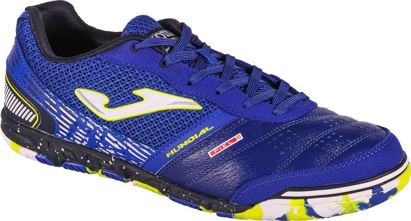 Joma - Mundial IN - Voetbalschoenen - Koninklijkblauw - Synthetisch Leer en Mesh