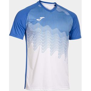 Men's T-shirt Joma Tiger Vi White-Royal