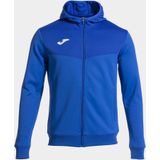 Joma - Campus Street - Sweatvest - Zwart - Fleece - Met Rits en Capuchon