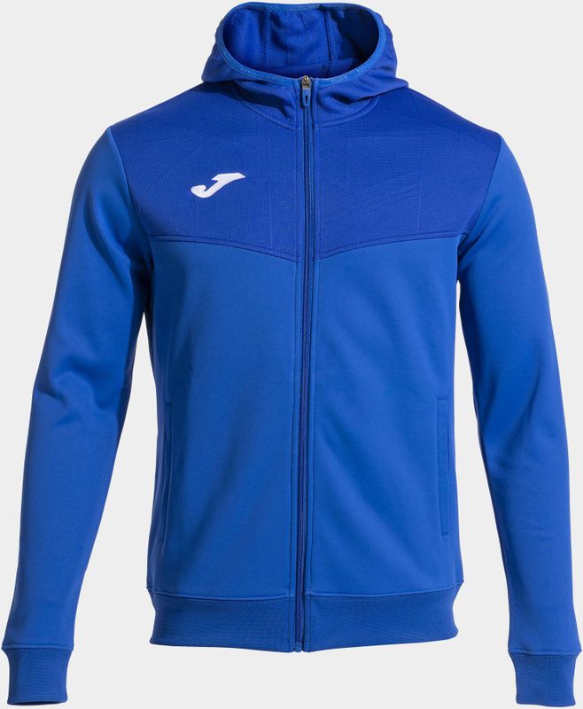 Joma - Campus Street - Sweatvest - Zwart - Fleece - Met Rits en Capuchon