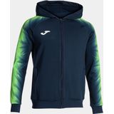 Joma - Elite XI - Hooded Trainingsjack - Zwart - Met Rits en Capuchon