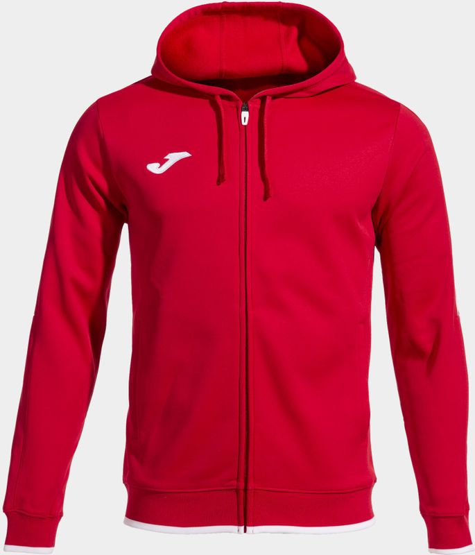 Joma - Olimpiada - Hooded Trainingsjack - Heren - Met Rits en Capuchon - Fleece Voering