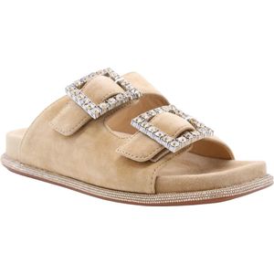 Alma en Pena - V24881 - Slippers - Beige - Leer