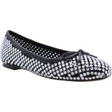 Lola Cruz - 079Z00BK Ballerina's - Cristals-negro