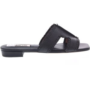 Bibi Lou - 520Z69VK - Slippers - Zwart - Rafia