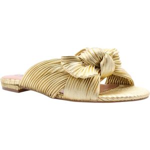 Goud Nombre slippers goud