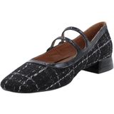 Bibi Lou - Cardiff - Pumps - Zwart/Wit - Tweedstof