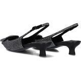 Bibi Lou - 692Z00Vk - Schoenen - Grijs - Zilveren Slingbacks met Kittenhak