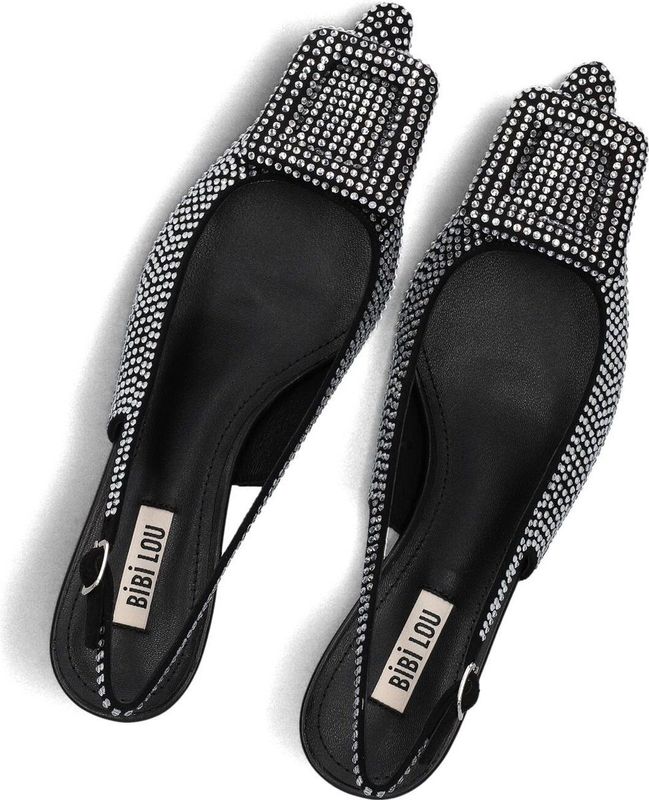 Bibi Lou - 692Z00Vk - Schoenen - Grijs - Zilveren Slingbacks met Kittenhak