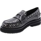 Bibi Lou - Wood Turtle Loafers - Zwart - Leer